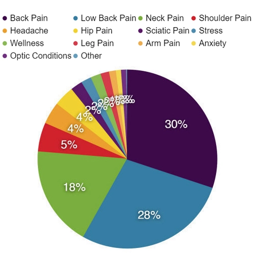 A pie chart of pain.